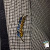 Брошка патріотична Колос жовто-блакитний